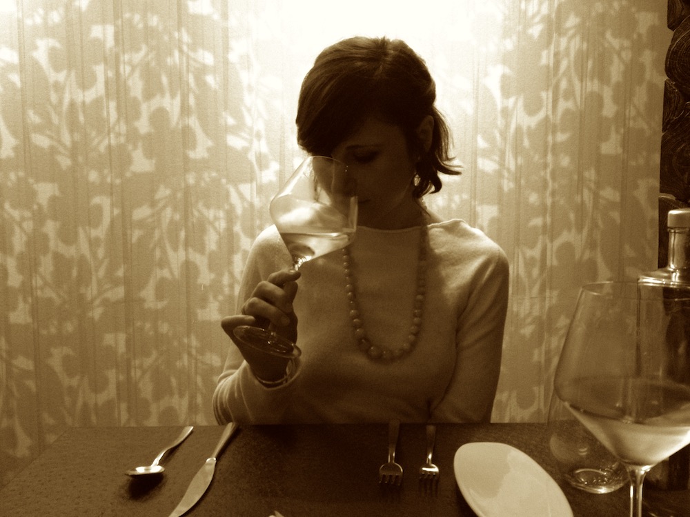 Wine interpreter at tasting